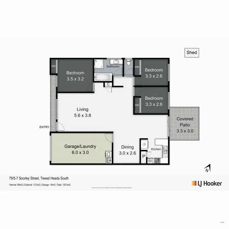 Floorplan of Homely apartment listing, 79/5-7 Soorley Street, Tweed Heads South NSW 2486