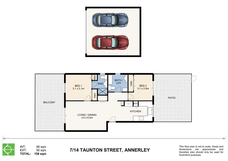 Floorplan of Homely unit listing, 7/14 Taunton Street, Annerley QLD 4103