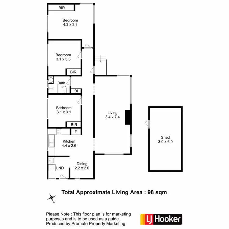 Floorplan of Homely house listing, 41 Acton Crescent, Goodwood TAS 7010