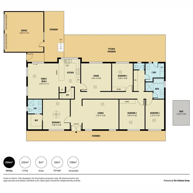 Floorplan of Homely house listing, 32 Petworth Parade, Greenwith SA 5125