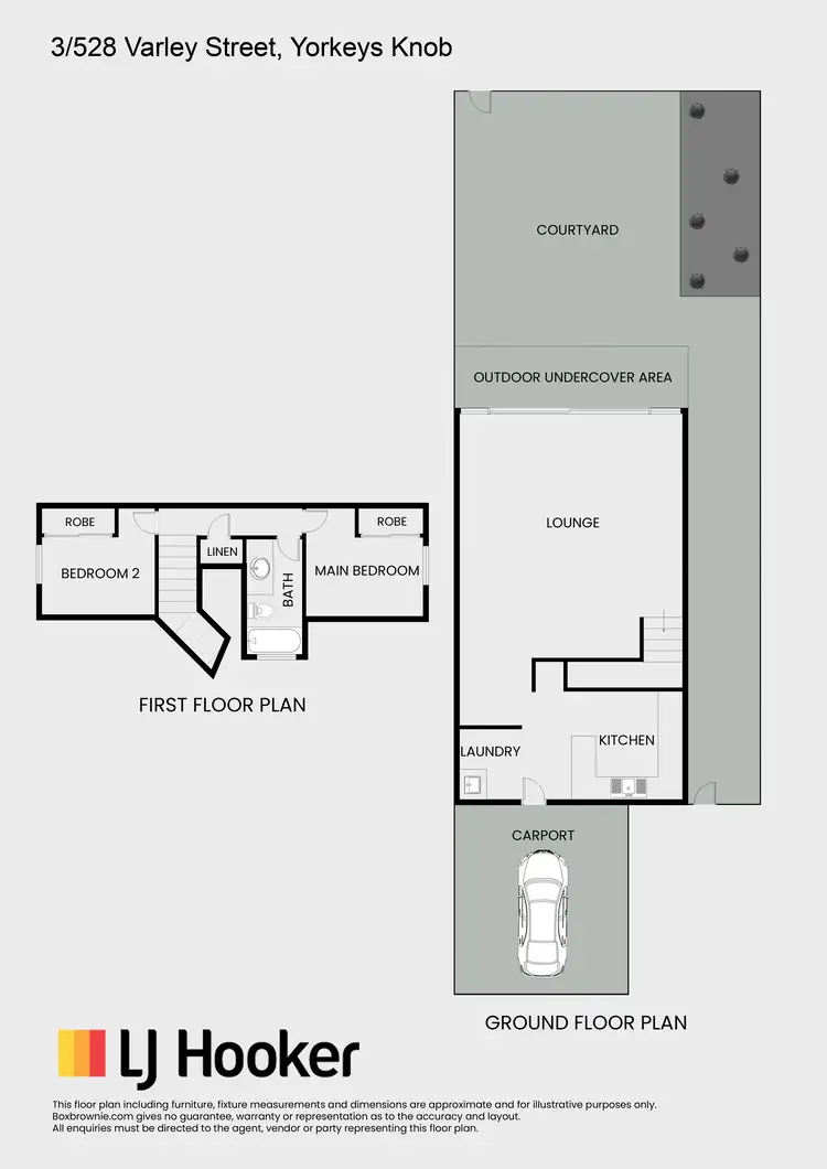 Floorplan of Homely townhouse listing, Unit 3/528 Varley Street, Yorkeys Knob QLD 4878