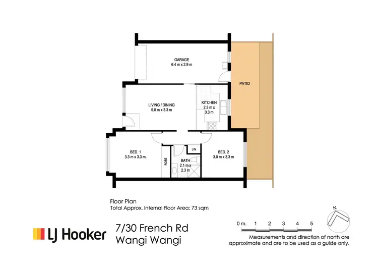 Floorplan of Homely villa listing, 7/30 French Road, Wangi Wangi NSW 2267
