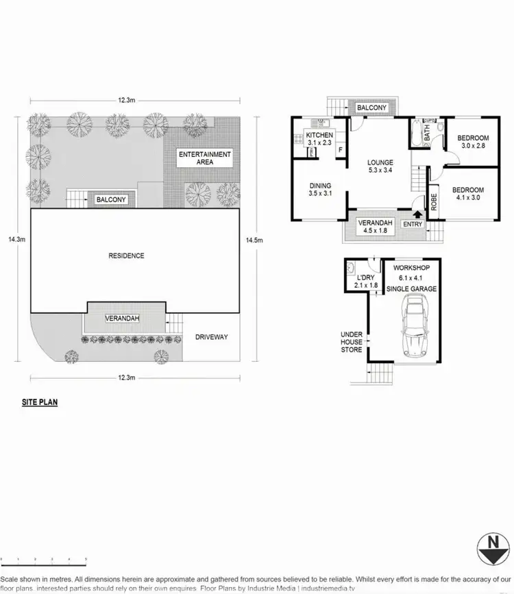 Floorplan of Homely townhouse listing, 4/76-80 Wardell Road, Earlwood NSW 2206