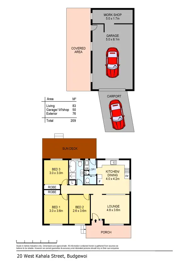 Floorplan of Homely house listing, 20 West Kahala Avenue, Budgewoi NSW 2262
