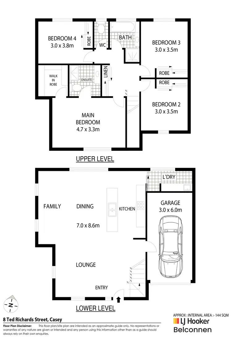 Floorplan of Homely house listing, 8 Ted Richards Street, Casey ACT 2913
