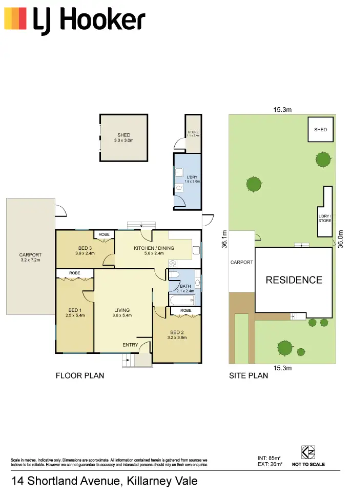Floorplan of Homely house listing, 14 Shortland Avenue, Killarney Vale NSW 2261