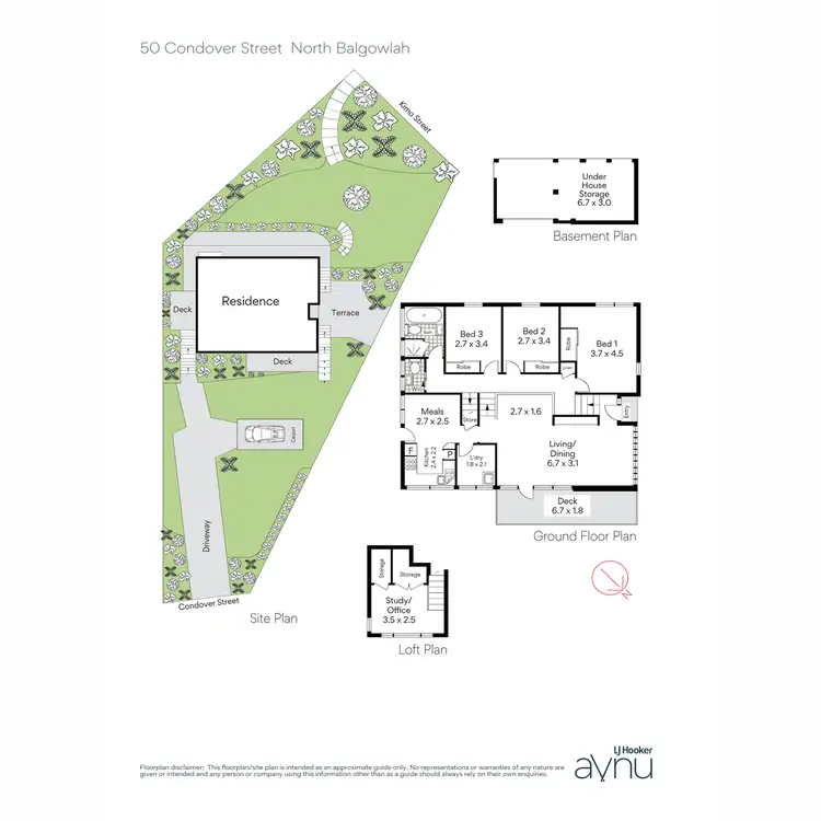 Floorplan of Homely house listing, 50 Condover Street, North Balgowlah NSW 2093