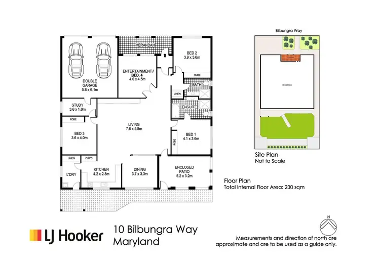 Floorplan of Homely house listing, 10 Bilbungra Way, Maryland NSW 2287