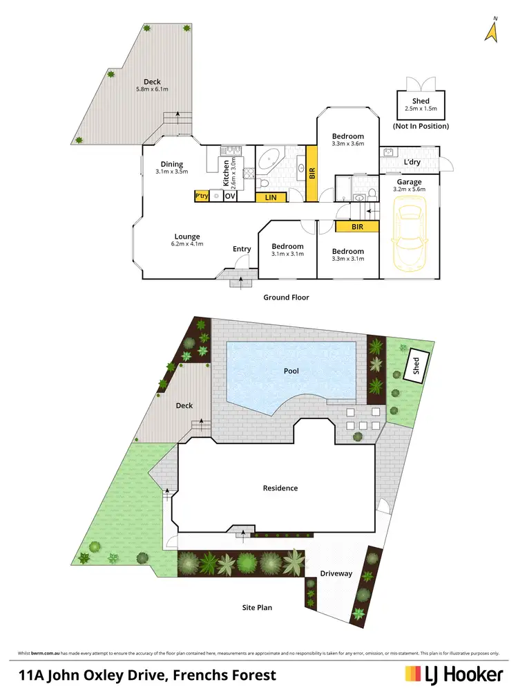 Floorplan of Homely house listing, 11A John Oxley Drive, Frenchs Forest NSW 2086