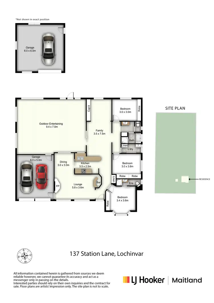 Floorplan of Homely house listing, 137 Station Lane, Lochinvar NSW 2321