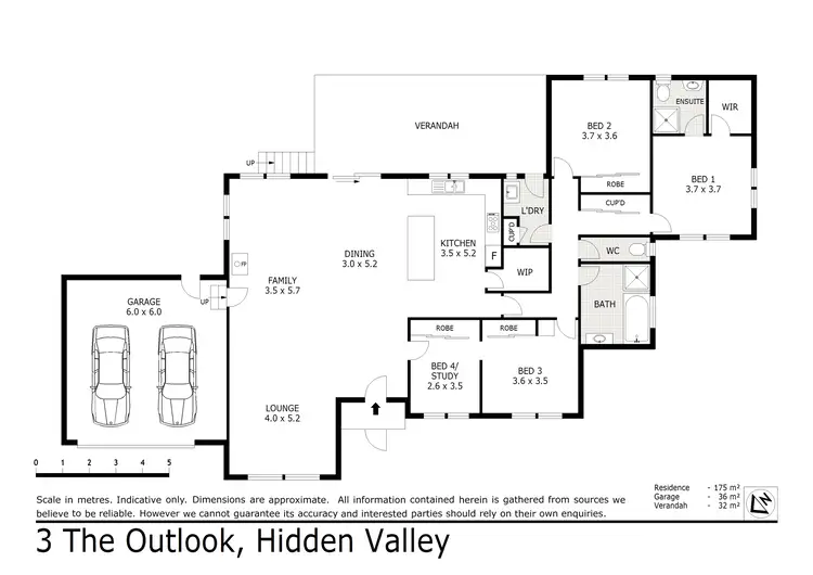 Floorplan of Homely house listing, 3 The Outlook, Hidden Valley VIC 3756