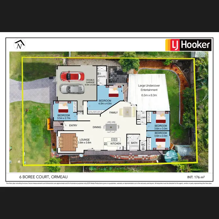 Floorplan of Homely house listing, 6 Boree Court, Ormeau QLD 4208