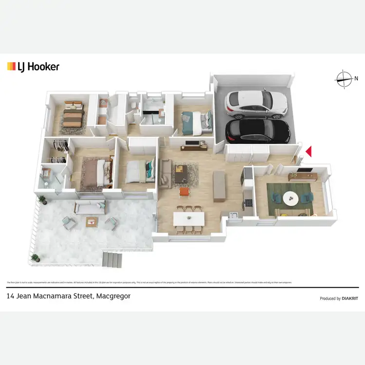 Floorplan of Homely house listing, 14 Jean Macnamara Street, Macgregor ACT 2615