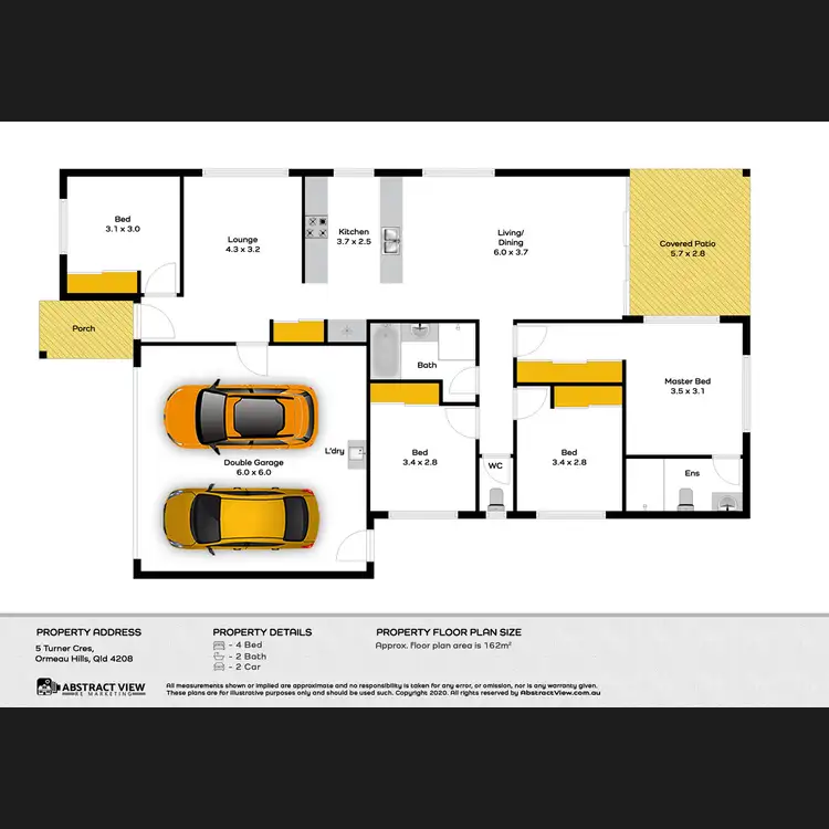 Floorplan of Homely house listing, 5 Turner Crescent, Ormeau Hills QLD 4208