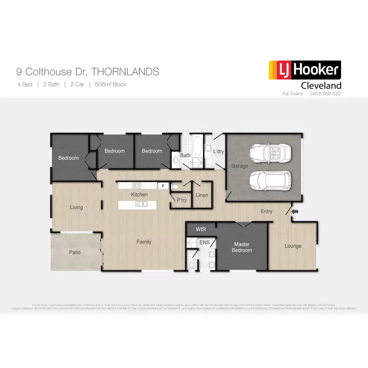 Floorplan of Homely house listing, 9 Colthouse Drive, Thornlands QLD 4164
