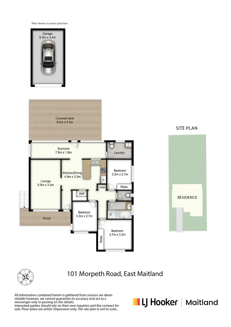 Floorplan of Homely house listing, 101 Morpeth Road, East Maitland NSW 2323