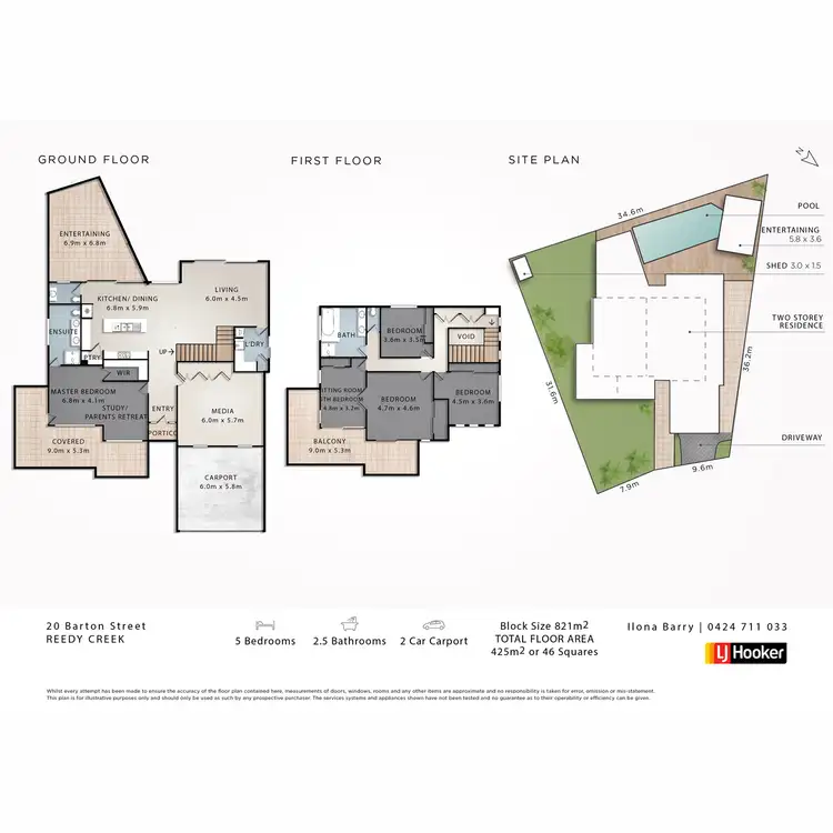 Floorplan of Homely house listing, 20 Barton Street, Reedy Creek QLD 4227
