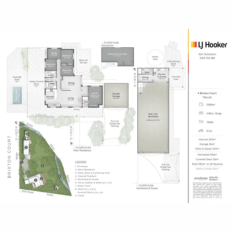 Floorplan of Homely house listing, 4 Brixton Court, Tallai QLD 4213