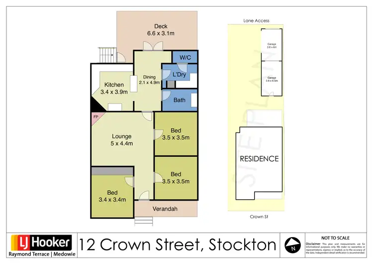 Floorplan of Homely house listing, 12 Crown Street, Stockton NSW 2295