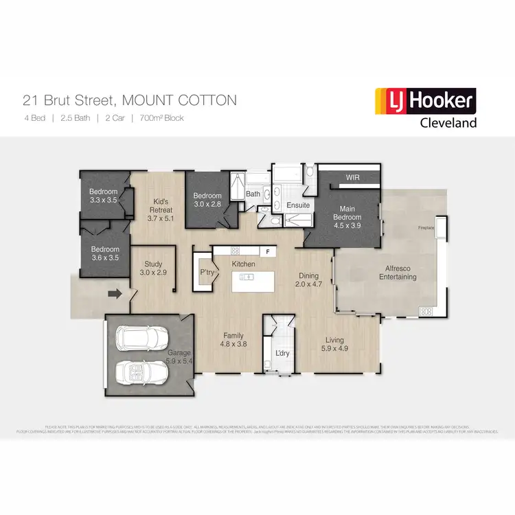 Floorplan of Homely house listing, 21 Brut Street, Mount Cotton QLD 4165