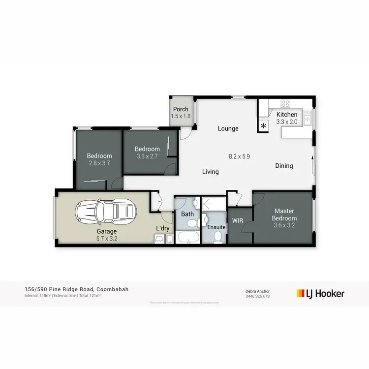 Floorplan of Homely townhouse listing, 156/590 Pine Ridge Road, Coombabah QLD 4216