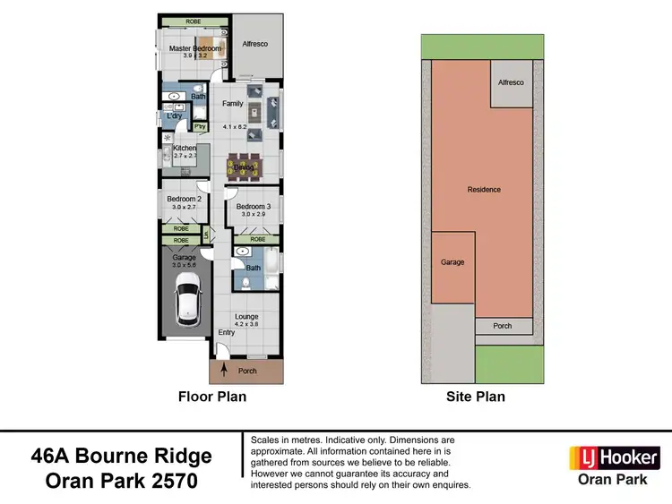 Floorplan of Homely house listing, 46A Bourne Ridge, Oran Park NSW 2570