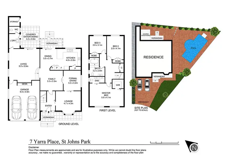 Floorplan of Homely house listing, 7 Yarra Place, St Johns Park NSW 2176