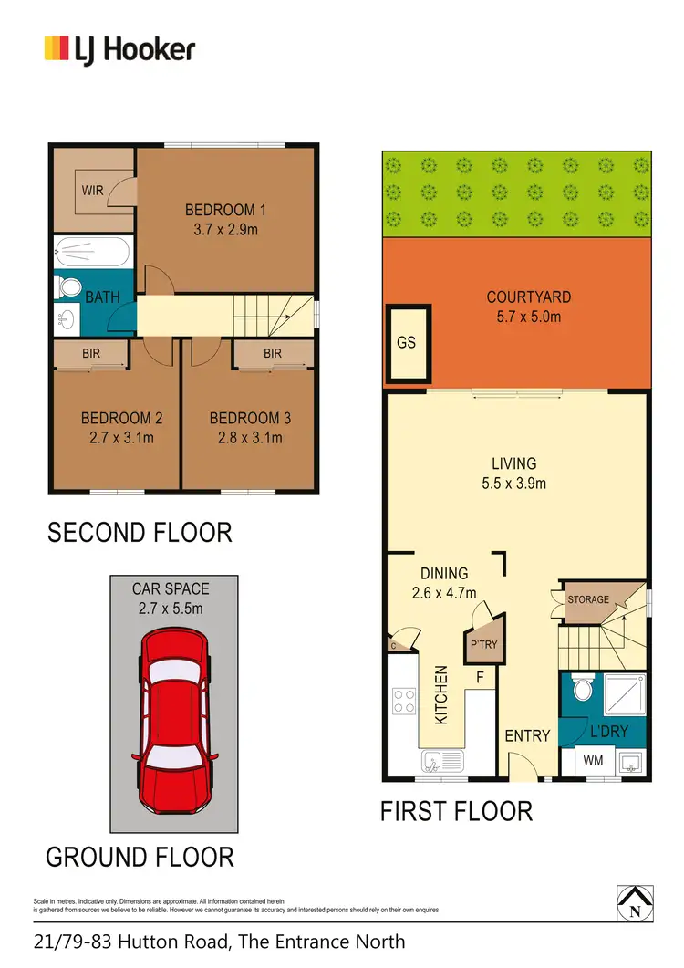Floorplan of Homely unit listing, 21/79-83 Hutton Road, The Entrance North NSW 2261