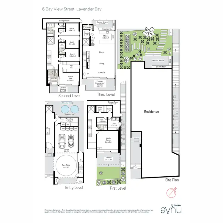 Floorplan of Homely house listing, 6 Bay View Street, Lavender Bay NSW 2060