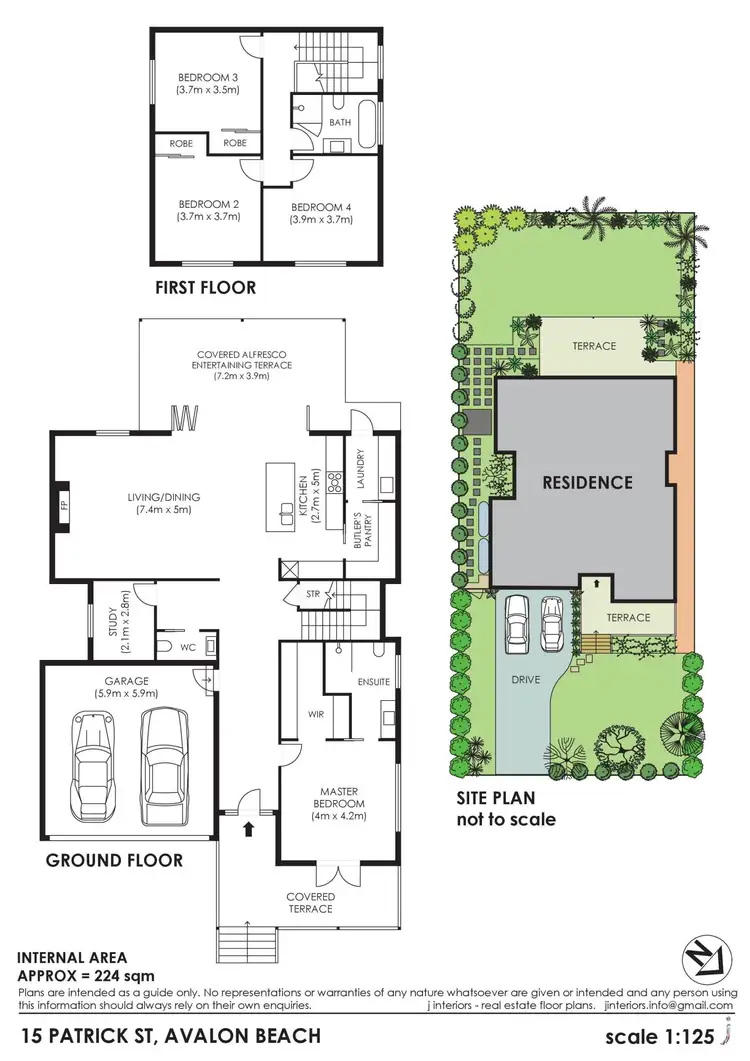 Floorplan of Homely house listing, 15 Patrick Street, Avalon Beach NSW 2107