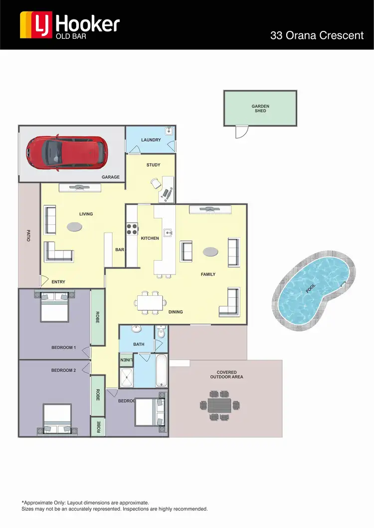 Floorplan of Homely house listing, 33 Orana Crescent, Taree NSW 2430