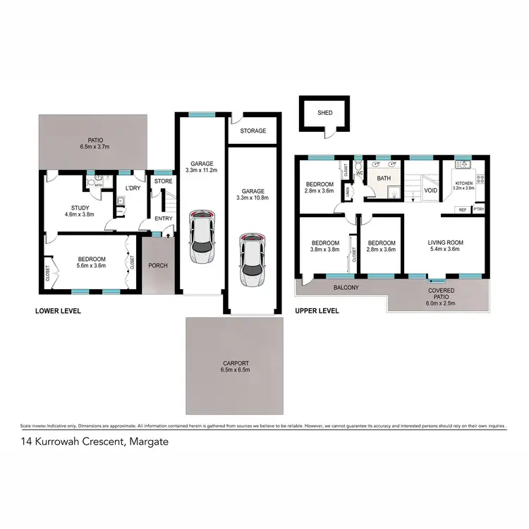 Floorplan of Homely house listing, 14 Kurrowah Crescent, Margate QLD 4019