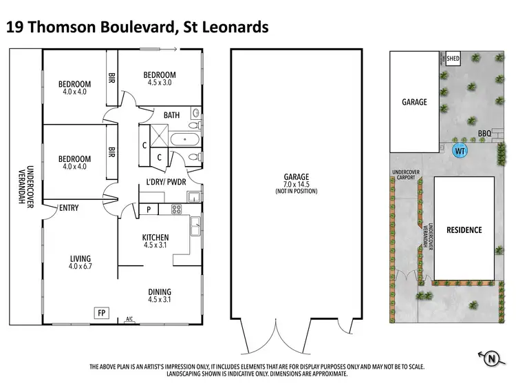 Floorplan of Homely house listing, 19 Thomson Boulevard, St Leonards VIC 3223