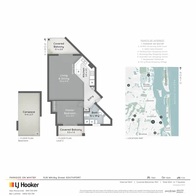 Floorplan of Homely unit listing, 11/8-12 Whitby Street, Southport QLD 4215