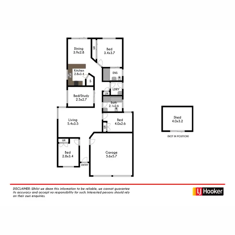 Floorplan of Homely house listing, 14 Lyndel Close, Quakers Hill NSW 2763