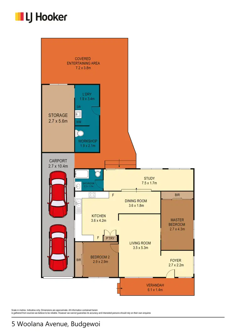Floorplan of Homely house listing, 5 Woolana Avenue, Budgewoi NSW 2262