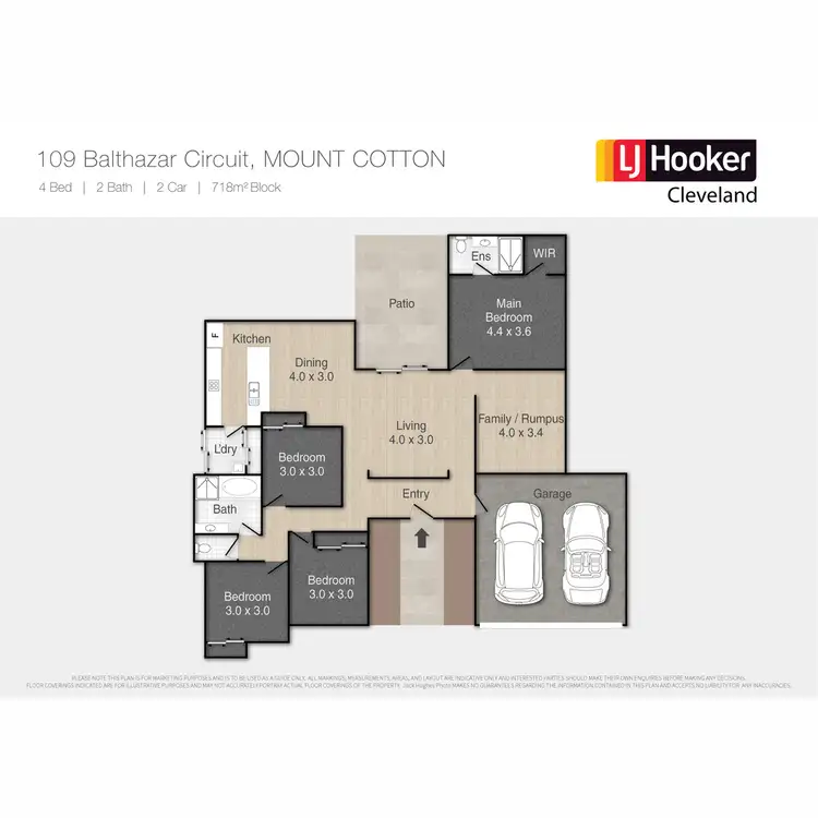 Floorplan of Homely house listing, 109 Balthazar Circuit, Mount Cotton QLD 4165