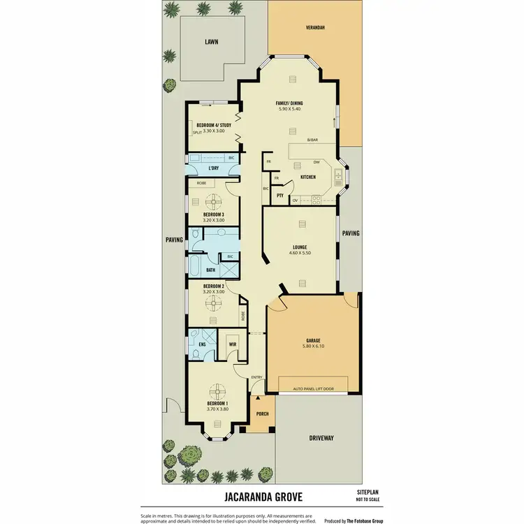 Floorplan of Homely house listing, 7 Jacaranda Grove, Mawson Lakes SA 5095