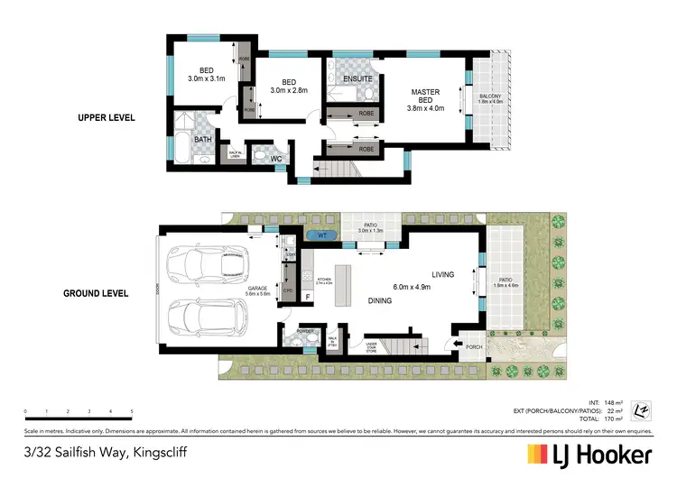 Floorplan of Homely house listing, 3/32 Sailfish Way, Kingscliff NSW 2487
