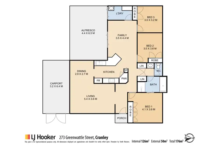 Floorplan of Homely house listing, 273 Greenwattle Street, Cranley QLD 4350