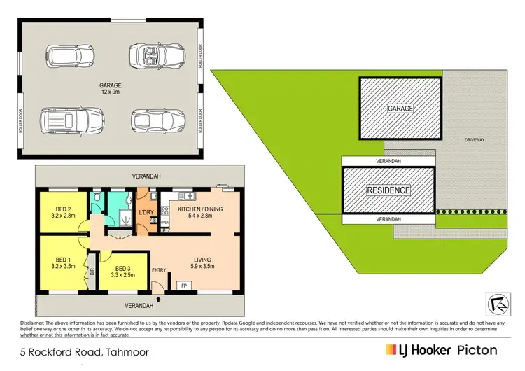 Floorplan of Homely house listing, 5 Rockford Road, Tahmoor NSW 2573