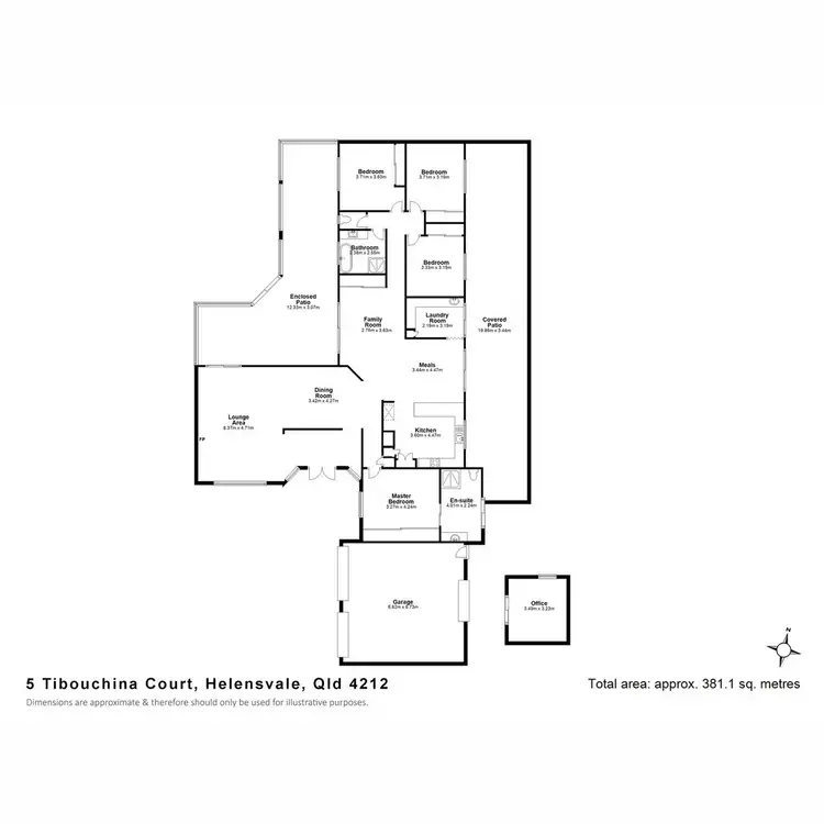 Floorplan of Homely house listing, 5 Tibouchina Court, Helensvale QLD 4212