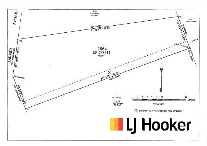 Floorplan of Homely land listing, 164 Larmer Avenue, Sanctuary Point NSW 2540
