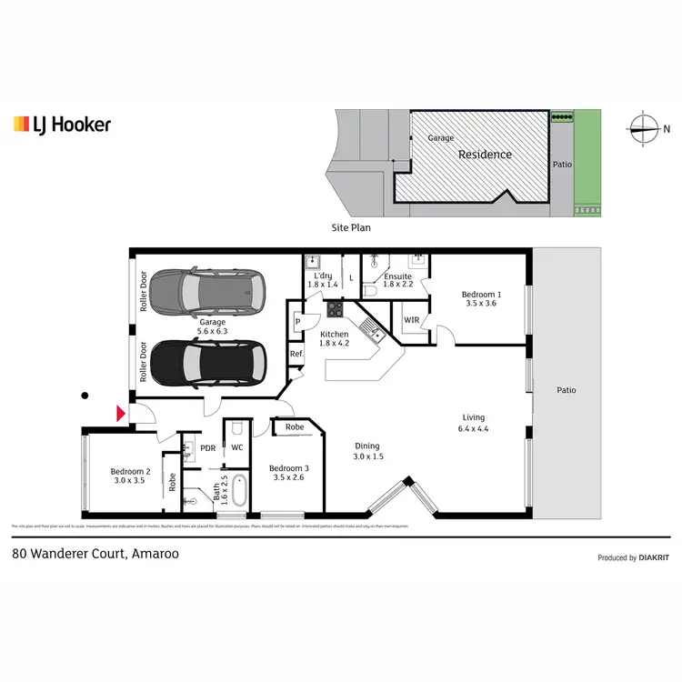 Floorplan of Homely house listing, 80 Wanderer Court, Amaroo ACT 2914