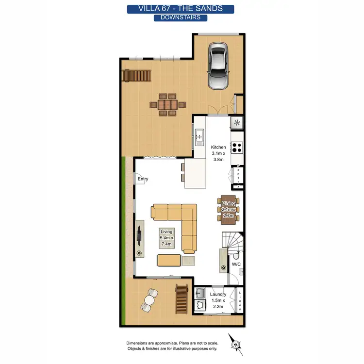 Floorplan of Homely apartment listing, 67/20-21 Pacific Parade, Yamba NSW 2464
