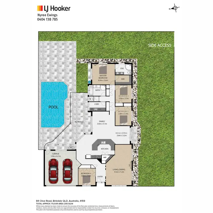 Floorplan of Homely house listing, 84 Clive Road, Birkdale QLD 4159