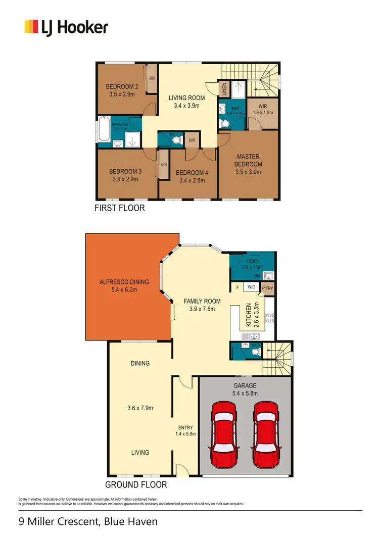 Floorplan of Homely house listing, 9 Miller Crescent, Blue Haven NSW 2262