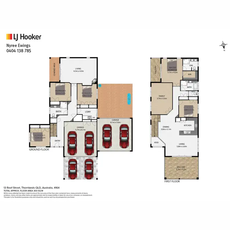 Floorplan of Homely house listing, 13 Reef Street, Thornlands QLD 4164