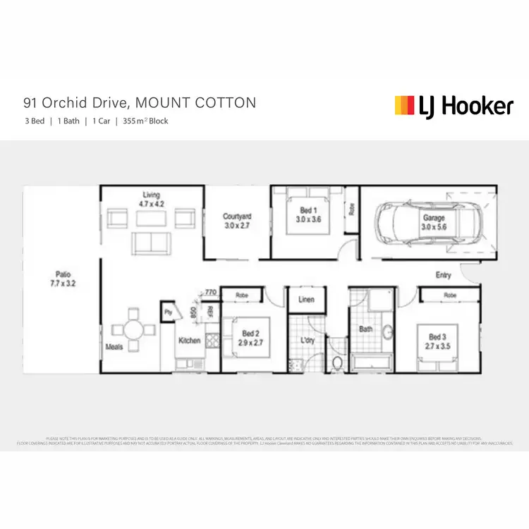 Floorplan of Homely house listing, 91 Orchid Drive, Mount Cotton QLD 4165
