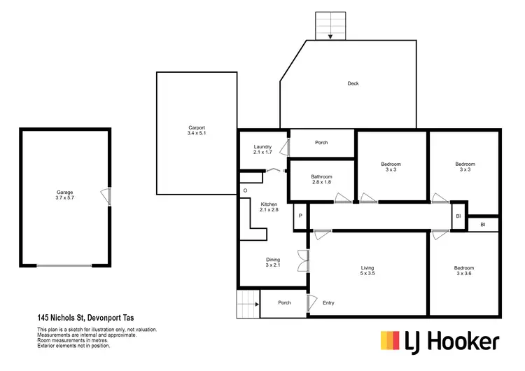 Floorplan of Homely house listing, 145 Nicholls Street, Devonport TAS 7310
